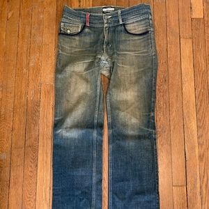 Vintage Men's Distressed Straight Jean 32"-33"(